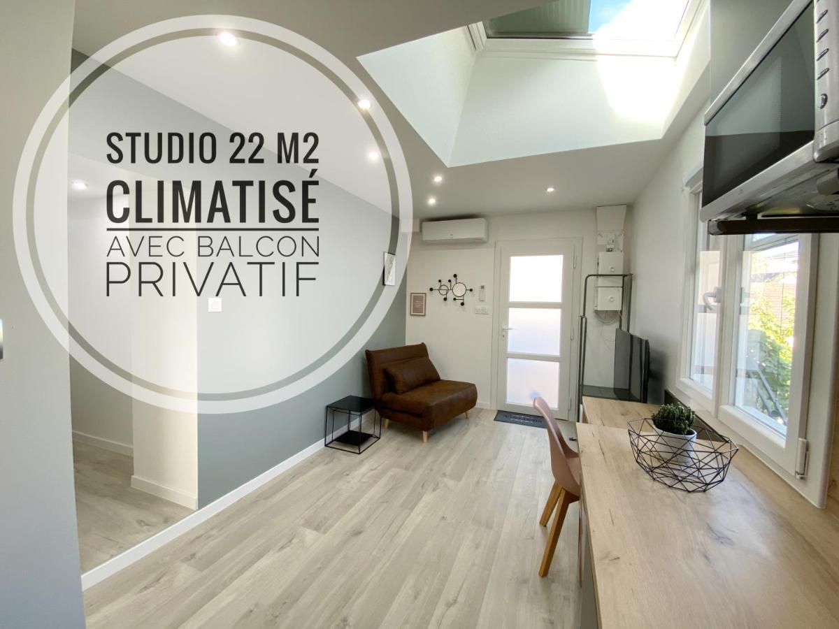 Studio Ora - 22M² - Climatise Avec Balcon Privatif Bassens  Dış mekan fotoğraf